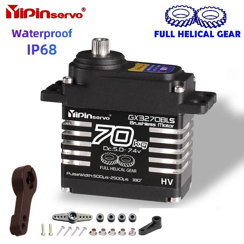 Servo Metal Gear - Servomoteur étanche IP68 à grand couple,