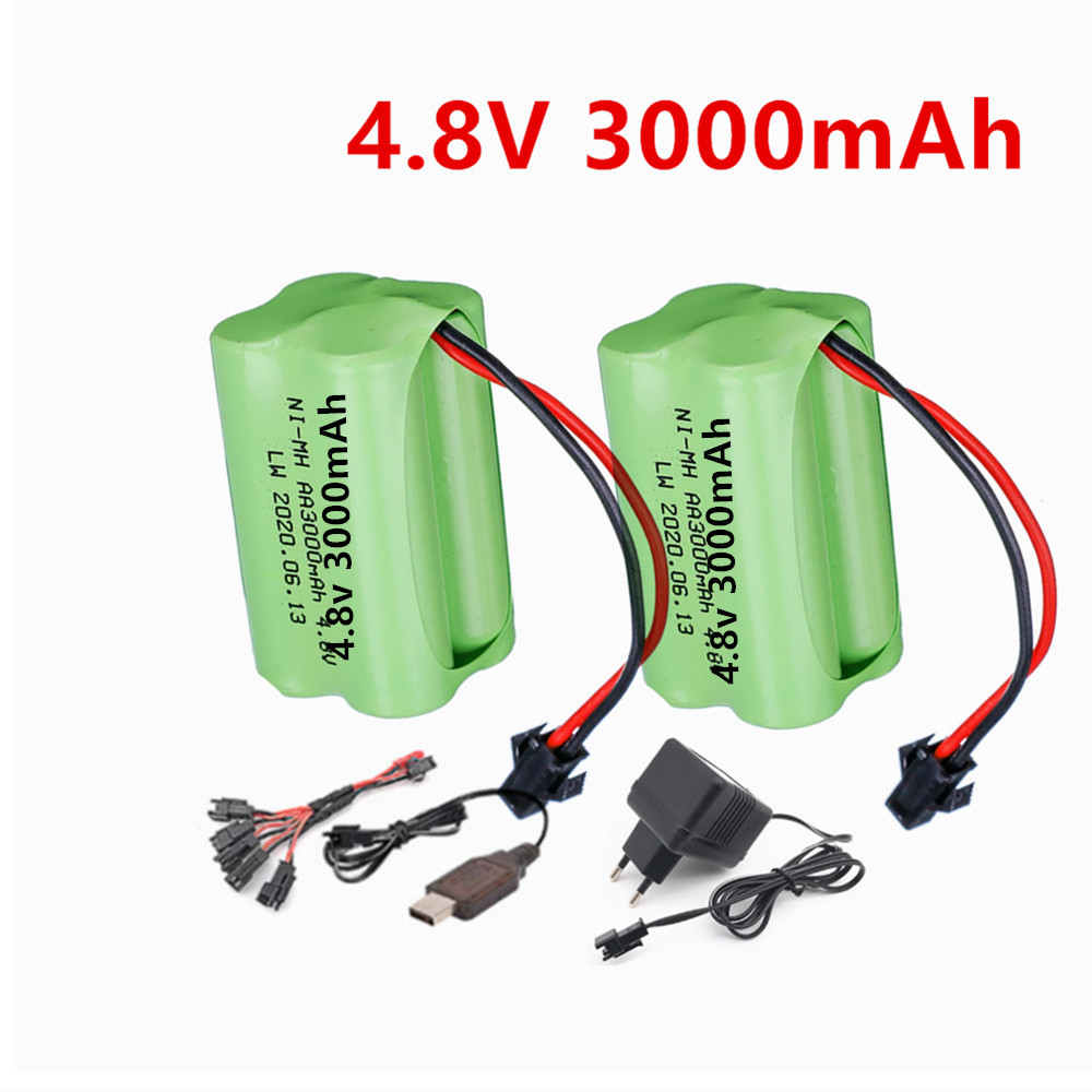 Rc Hobby Model - Batterie rechargeable 4,8 V 3000 mAh
