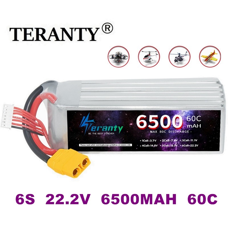 Rc Hobby Tank - Batterie Lipo TERANTY 6S 22.2V 6500mAh