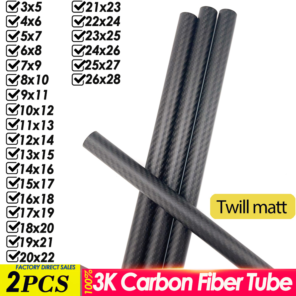 Rc Hobby Japan - Tube en Fiber de carbone Pure