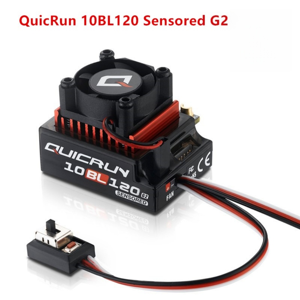 Rc Hobby Model - FATJAY Hobbywing QUICRUN-10BL-120-G2 120A ESC contrôleur