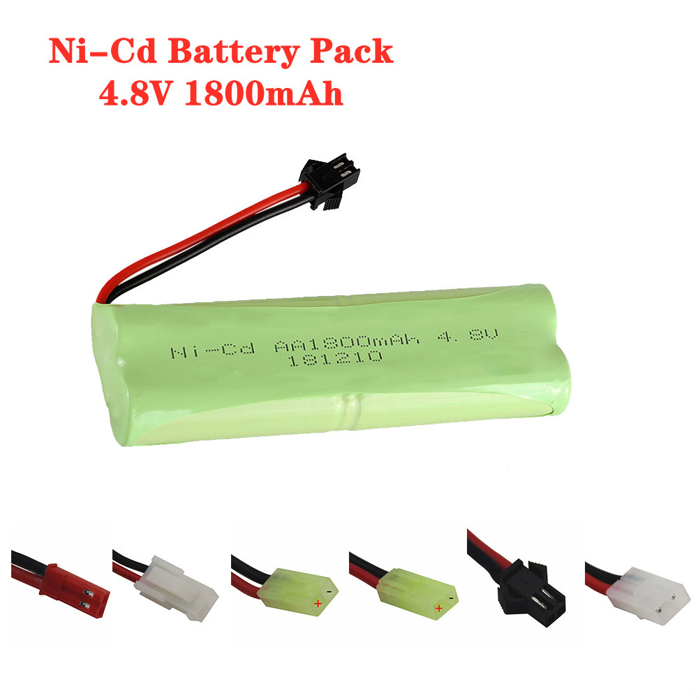 Rc Hobby Model - Batterie NiCd Rechargeable AA 4.8v, 1800mah,