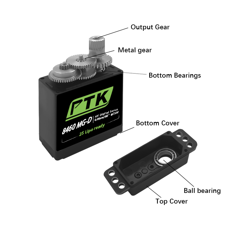 Servomoteur numérique PTK 8460 - Servo Metal Gear avis et prix