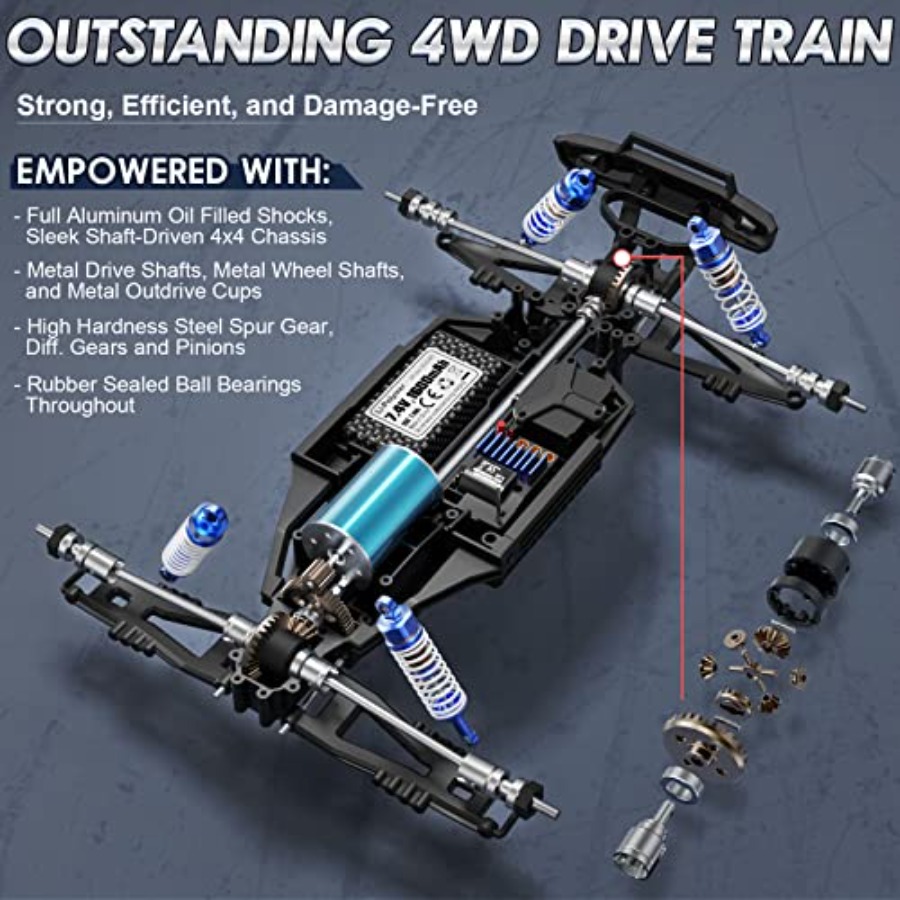 Monster truck RC tout-terrain  - Rc Hobby Grade Monster Truck avis et prix