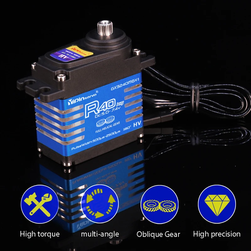 Servo RC étanche IP68, 40kg, e - Servo Metal Gear avis et prix
