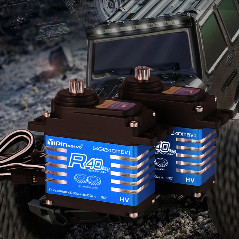 Servo RC étanche IP68, 40kg, e - Servo Metal Gear avis et prix