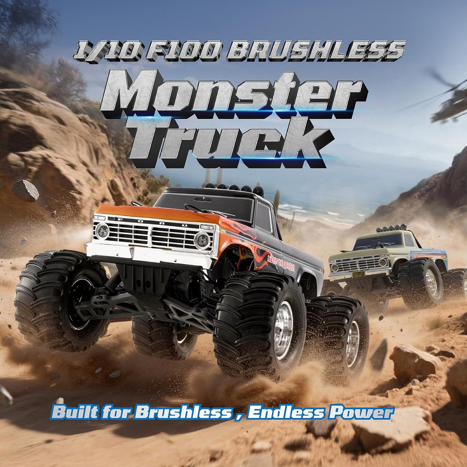 1/10 Ford F-100 Brushless Mons - Rc Hobby Grade Monster Truck avis et prix