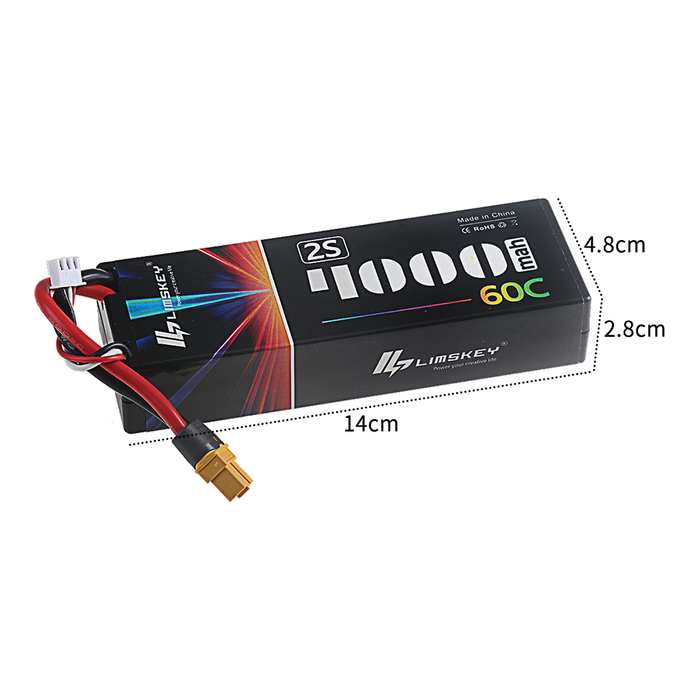 Batterie Lipo 2S 7.4V pour 400 - Rc Hobby Tank avis et prix