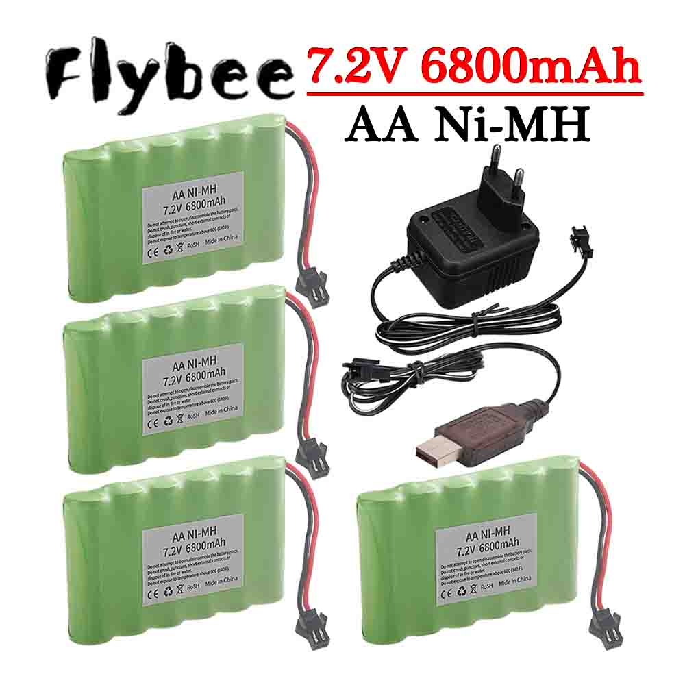 Batterie Ni-MH 7.2V 6800mAh SM - Rc Hobby Tank avis et prix