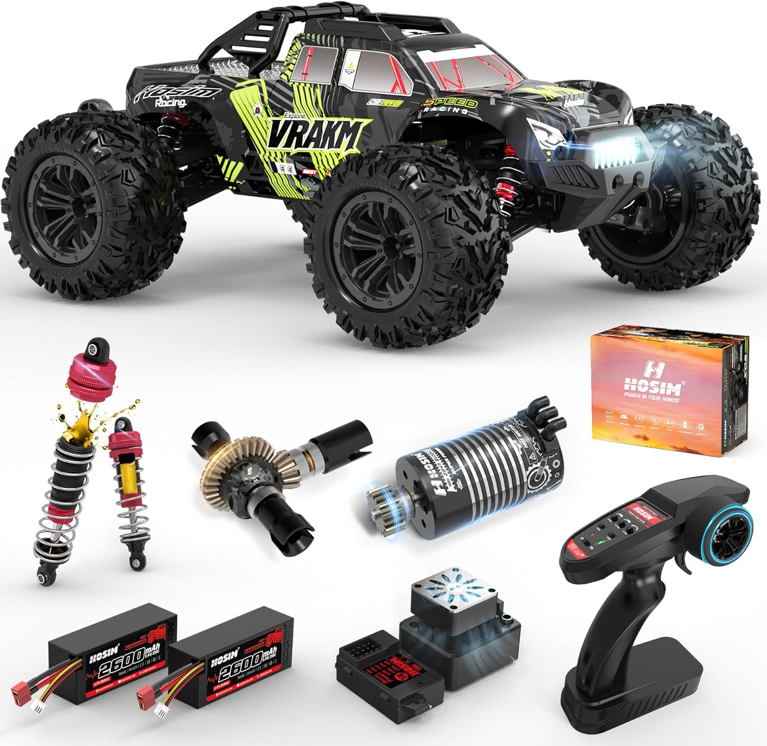 Voiture RC sans balais pour ad - Rc Hobby Grade Monster Truck avis et prix