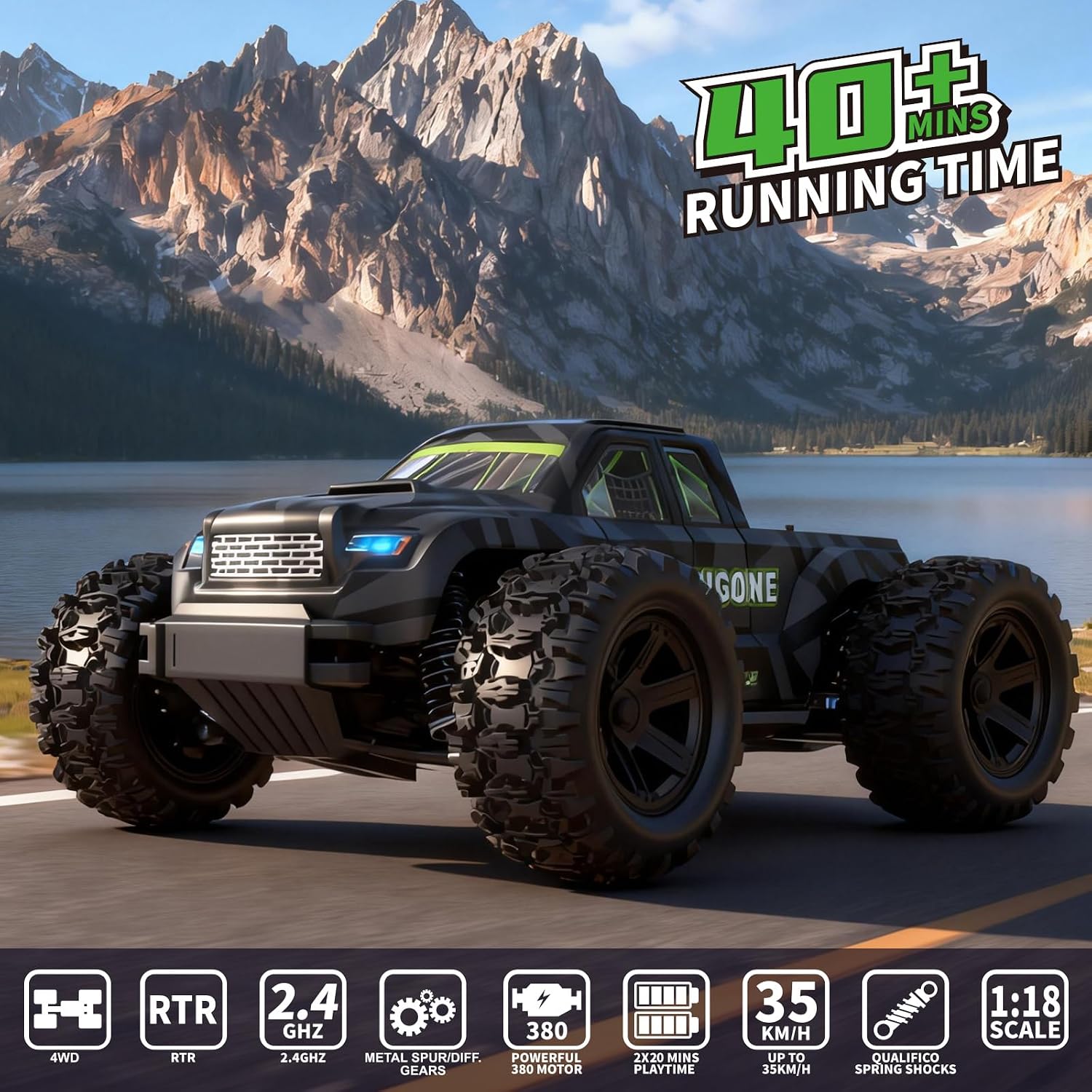 Voiture RC tout-terrain 4x4 ha - Rc Hobby Grade Monster Truck avis et prix